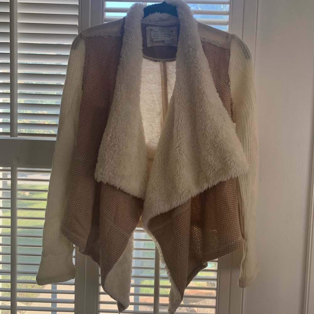 Anthropologie Sherpa Cardigan